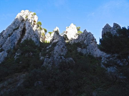 On repart dans le vallon d’en Vau. Les ombres remontent...