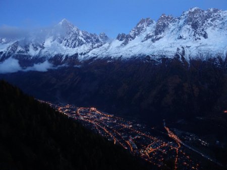 Au dessus de Chamonix.