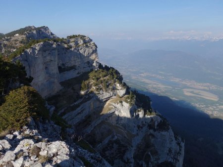 Vue sur le passage de l’Aulp du Seuil.