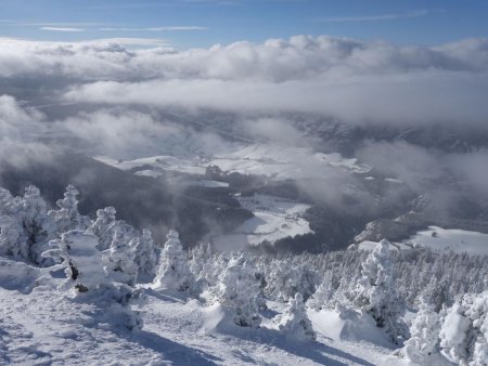 Vue sur la vallée de Lans-en-Vercors...