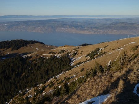 Sur l’alpage des Mémises, dominant le lac Léman.