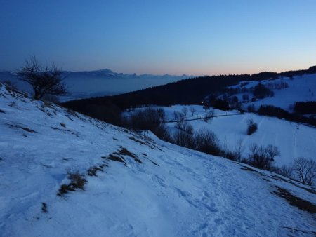 Descente vers la Croisette...