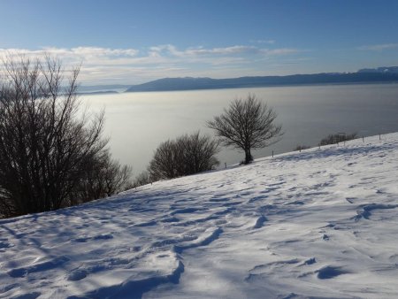 En direction du trou de la Tine...