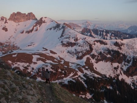 Descente dans les couleurs qui s’estompent...