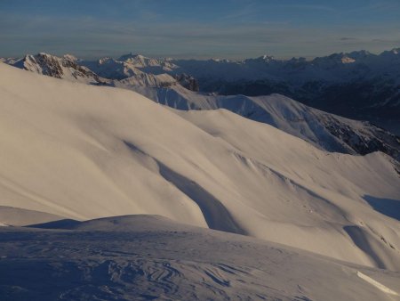 Belles pentes neigeuses...