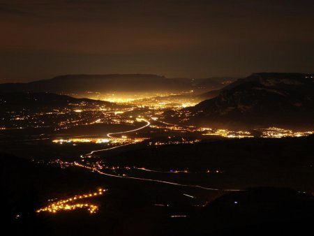 Vue sur Chambéry by night...