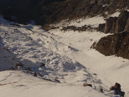 Vue dans la combe de la Blonnière.