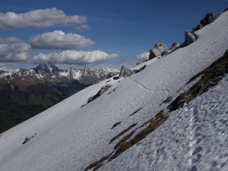 Traversée de névés...