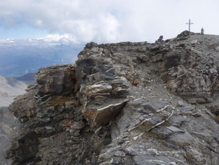 Au sommet de la Grande Dent de Morcles.