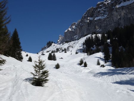 On débouche dans le vallon...