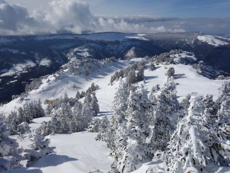 Vue du sommet...