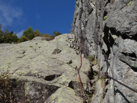 Montée des dalles...