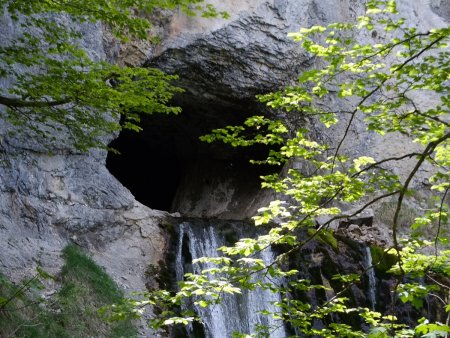 L’entrée de la grotte.