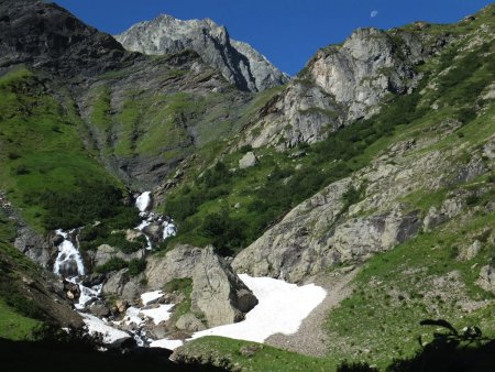 En remontant le torrent de la Muzelle.