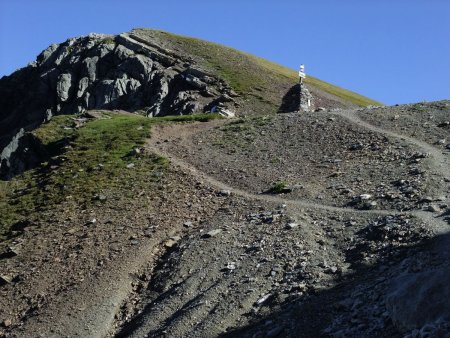 Retour au col de Salenton.