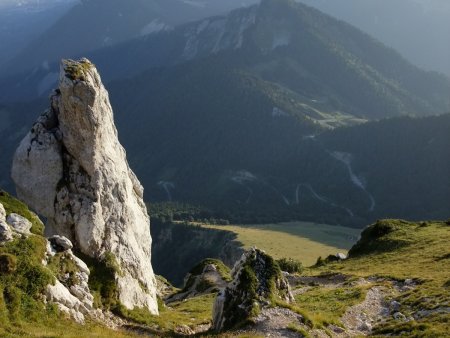 Descente par le pas de l’Oeille...