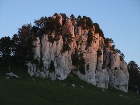 Derniers rayons au col de l’Alpe.