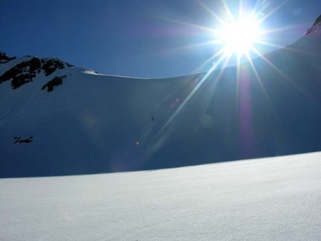 La montée au Col de Gébroulaz