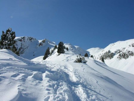 La montée sur la croupe