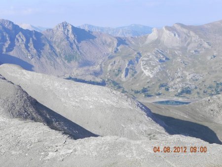 Vue vers le lac d’Allos