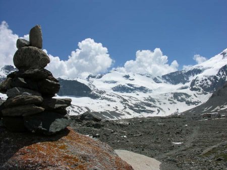 Du fond du vallon, les Ciamarella