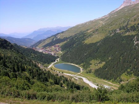 Le plan d’eau de Tuéda et Méribel Mottaret