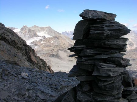 Notre cairn au Col Rénod