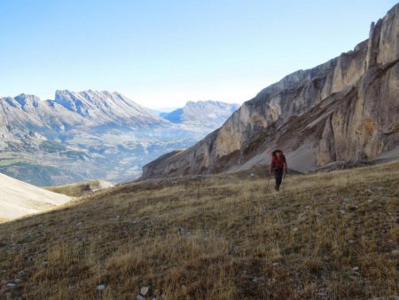 remontée du vallon à l’ombre