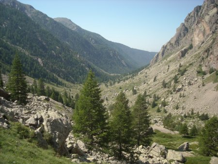 ...mais la vue sur la Gordolasque est une belle récompense de nos efforts ! 