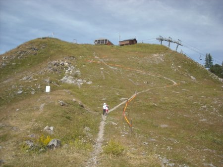 Dernière montée vers les remontées mécaniques