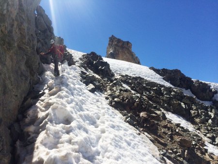 descente du col du Monêtier au retour