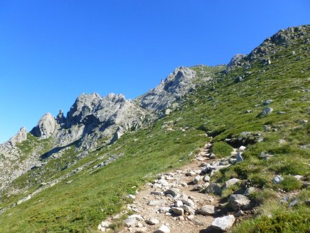 Sentier vue arrière