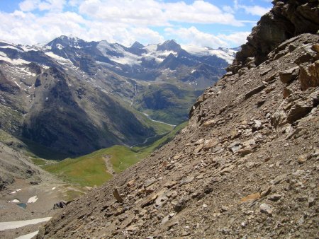 Début de la face sud.