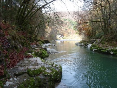 Sortie des gorges de Prérouge