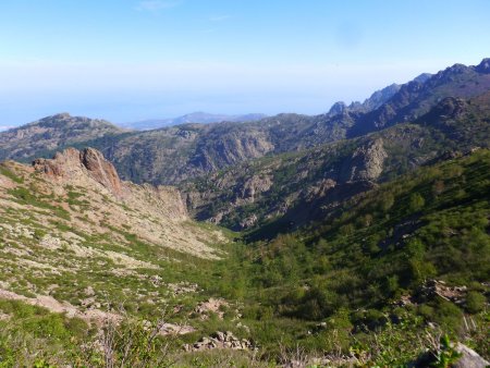 Bocca di Pisciaghja : vue arrière