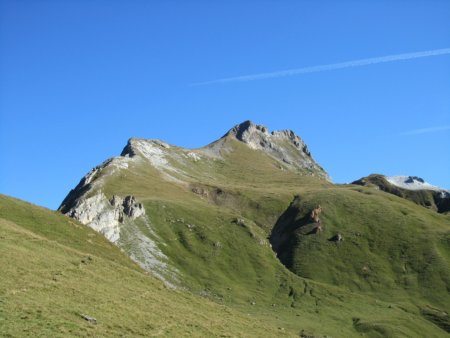 Départ de l’arête là-haut