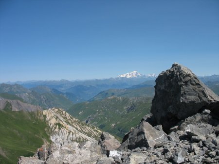 Le Mont Blanc vu du sommet