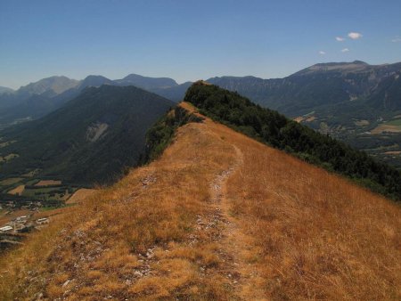 Sur la crête de l’Aubeyron.