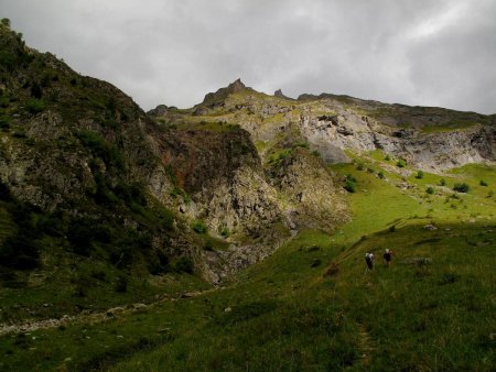 En montant à la cabane du Vallon