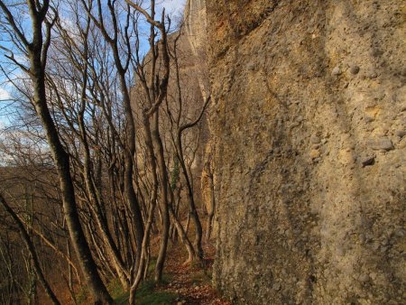 La falaise de la Marie Bâton.