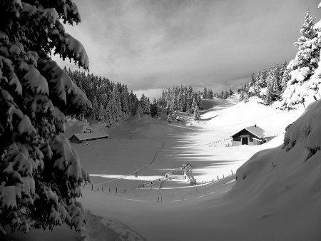 chalets de l’Alpette au retour