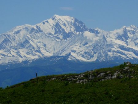 Zoom sur le Mont Blanc