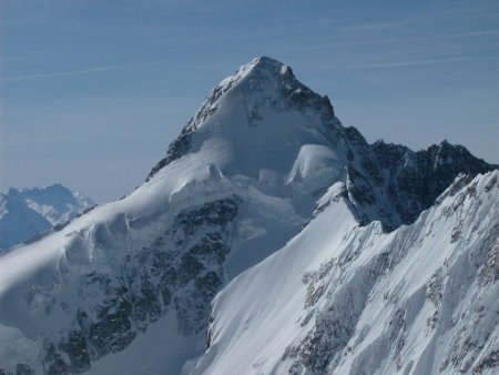 Le Mont Dolent frontière entre Suisse-France-Italie