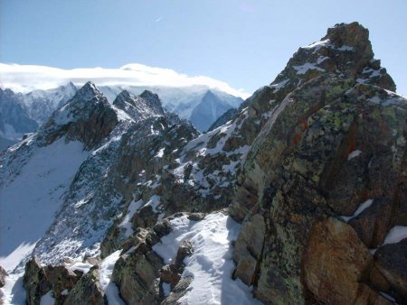 Les arêtes des Aiguilles Crochues