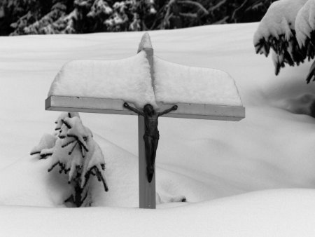 les pieds dans la neige !