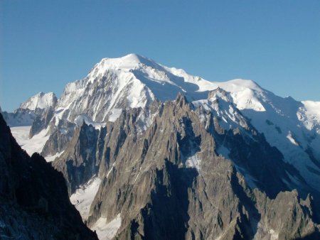 vue sur le Mont Blanc