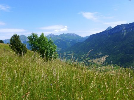 Vue sur les Bauges