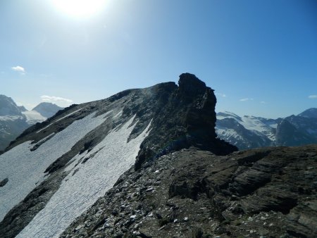 Le ressaut des Rochers Gris à surmonter directement...