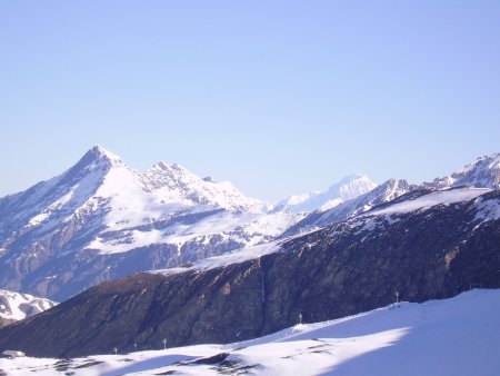 Le mont Blanc et la Grande Sassière