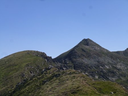 Arête sud-ouest vue depuis la descente